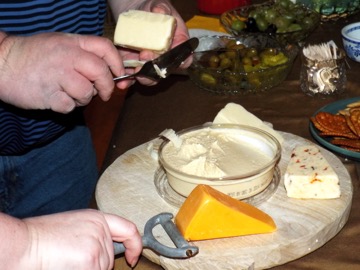 Before Dinner Cheese and Crackers. Thanks, Sarah.